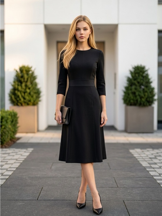 Talbots Dresses & Skirts - Talbot's Size 4 Petite Little Black Dress Chic LBD Elegant 4P cocktail funeral